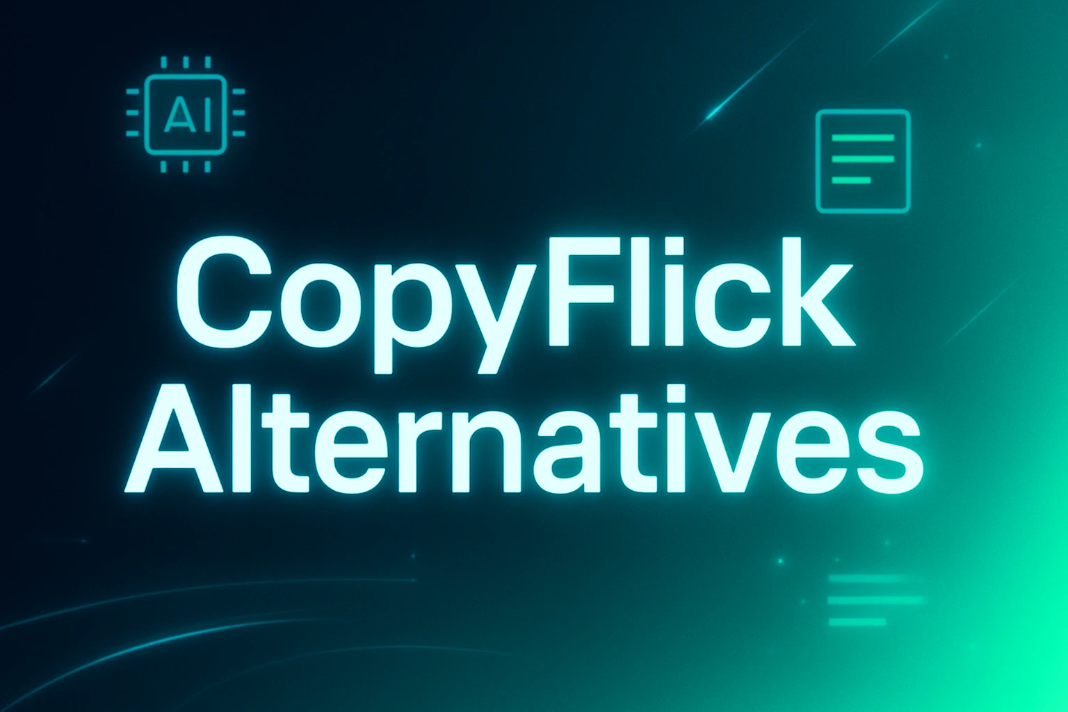 CopyFlick Alternatives